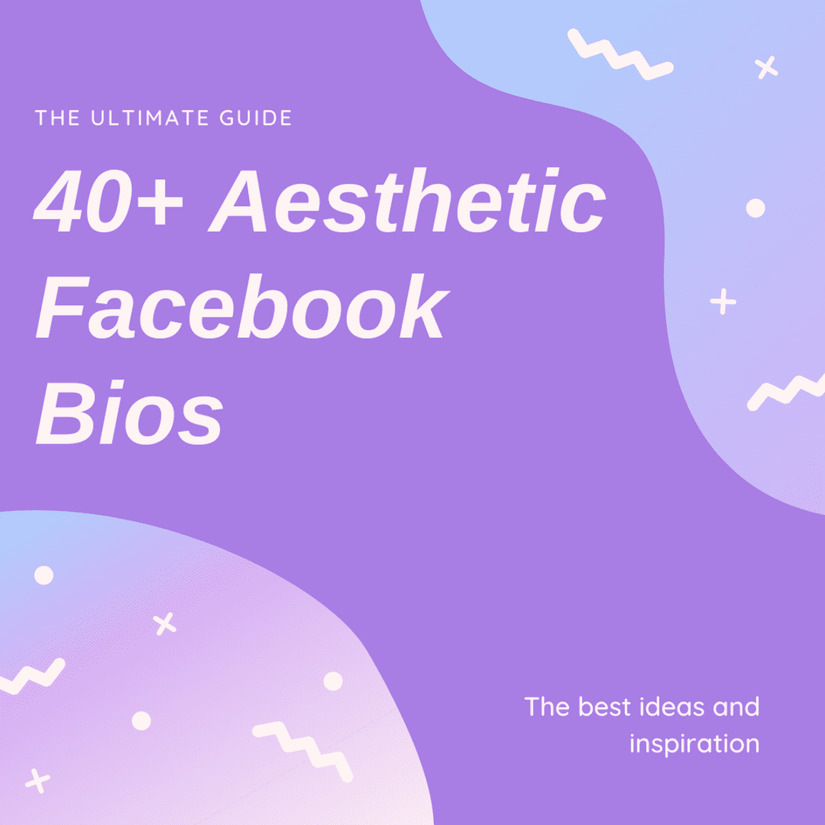 At læse fort dekorere 40+ Aesthetic Facebook Bios and Ideas: The Ultimate List - TurboFuture