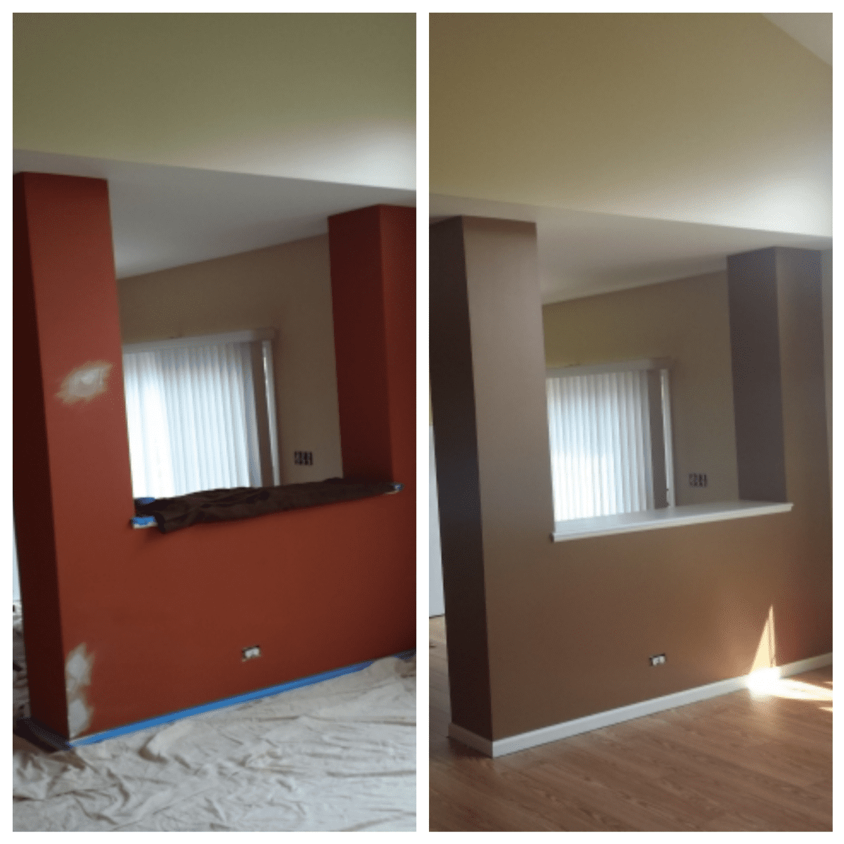 interior painting accent wall