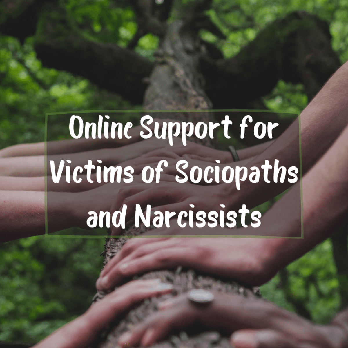 Online Support for Victims of Sociopaths and Narcissists - HubPages