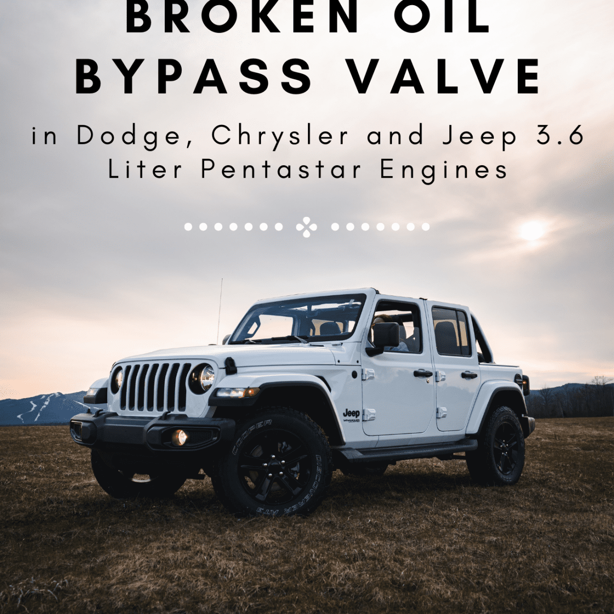 Replacing a Broken Oil Bypass Valve in Dodge, Chrysler and Jeep  Liter  Pentastar Engines - AxleAddict