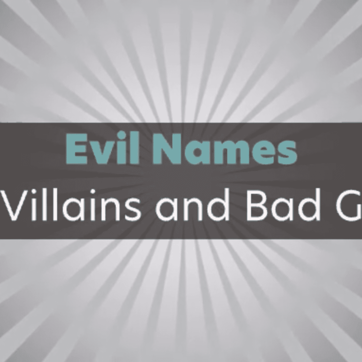 350 Cool Villain Names Being Bad Is More Fun Than Being Good Hobbylark - evil roblox names