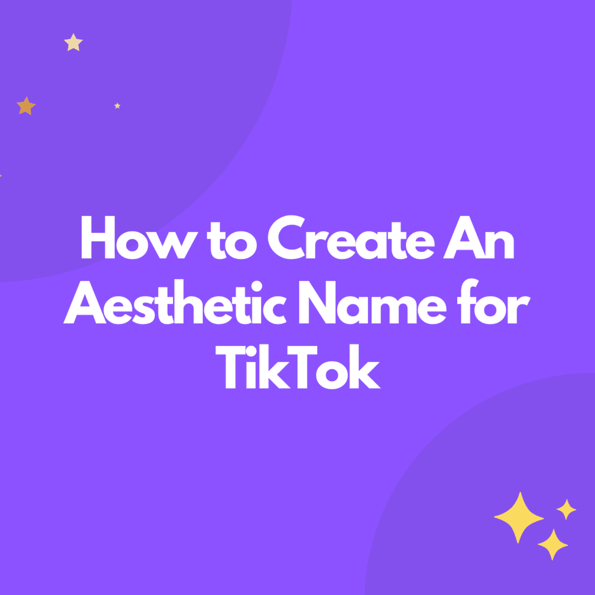 70+ Aesthetic Usernames for TikTok: The Ultimate List - TurboFuture