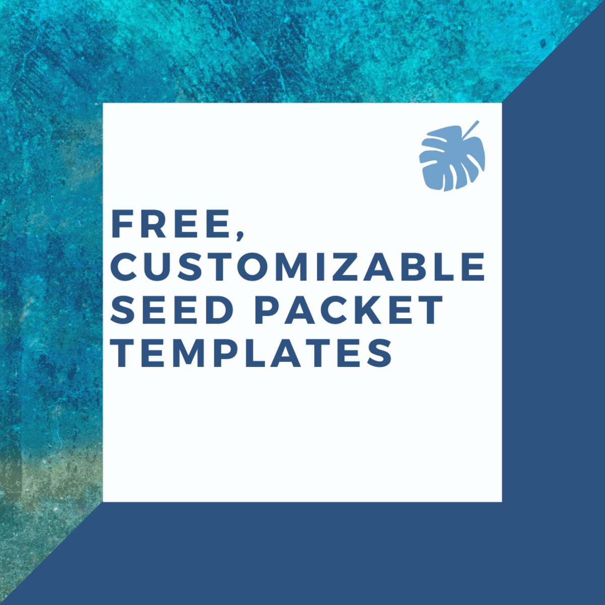 free seed packet templates dengarden