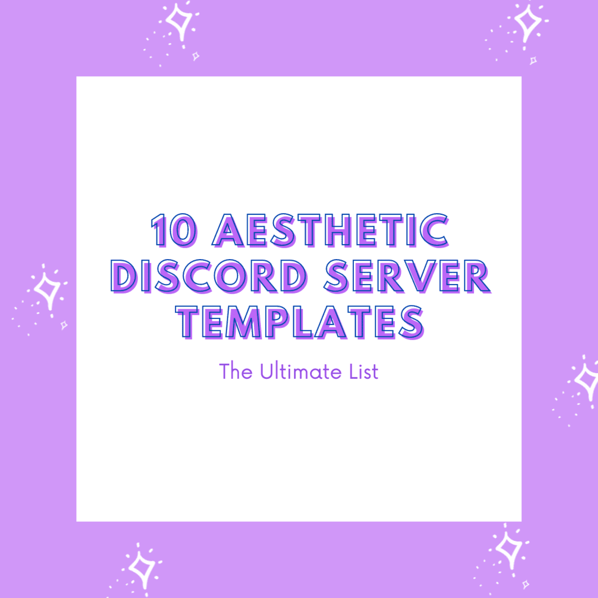 10 Aesthetic Discord Server Templates: The Ultimate List - TurboFuture