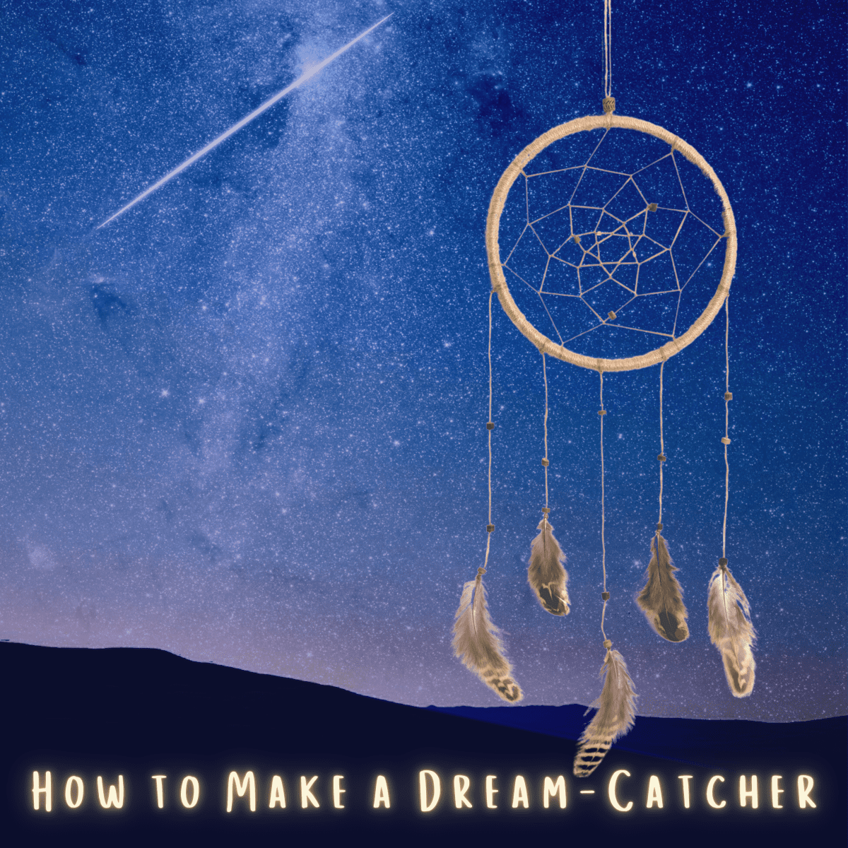 DIY Dream Catcher Beginner Kit, Making Dream Catcher Supplies Include Metal  Hoop, Feathers, Faux Suede Cord, Thread, Wood Beads (Lilac)