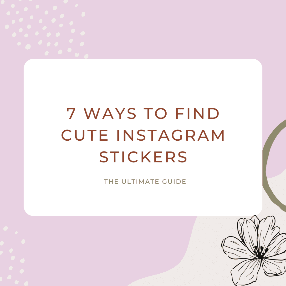 7 Ways to Find Cute Instagram Stickers: The Ultimate List ...