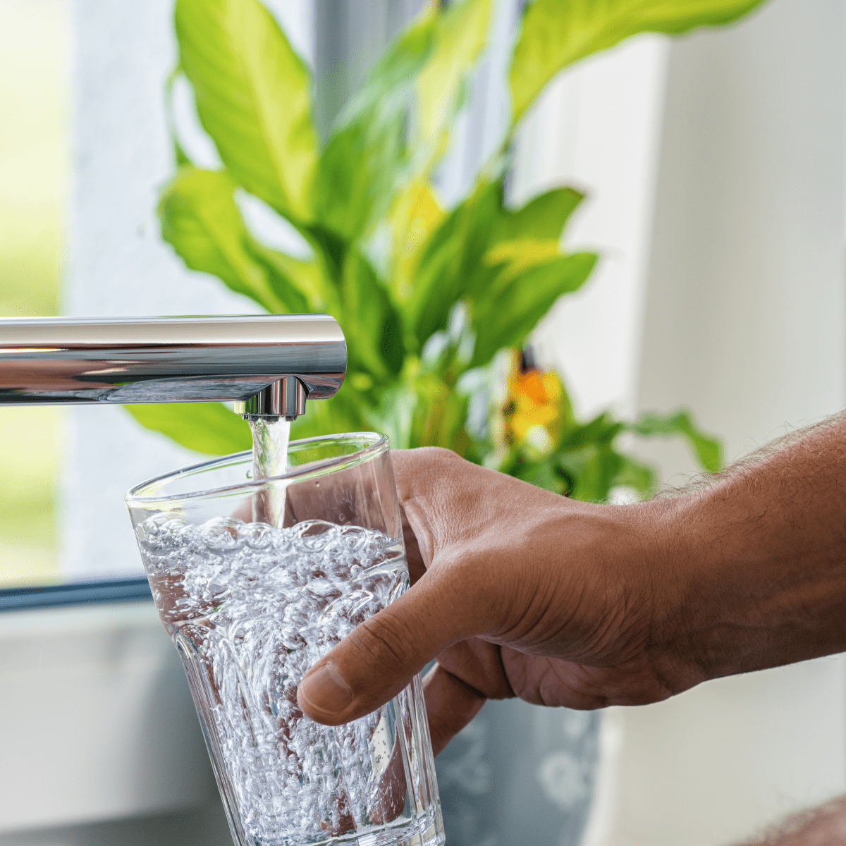 Push faucets that turn the water off after 5 seconds so you're