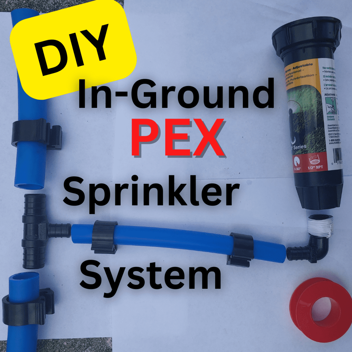 Underground Sprinkler Head Replacement