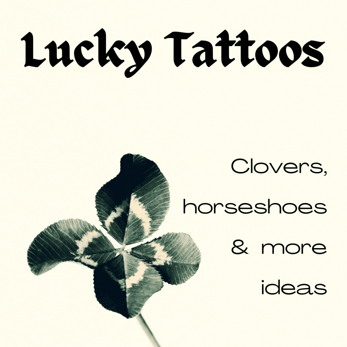 25 Lucky Tattoos That Really Know How To Charm A Life | Lucky tattoo, Luck  tattoo, Tattoos