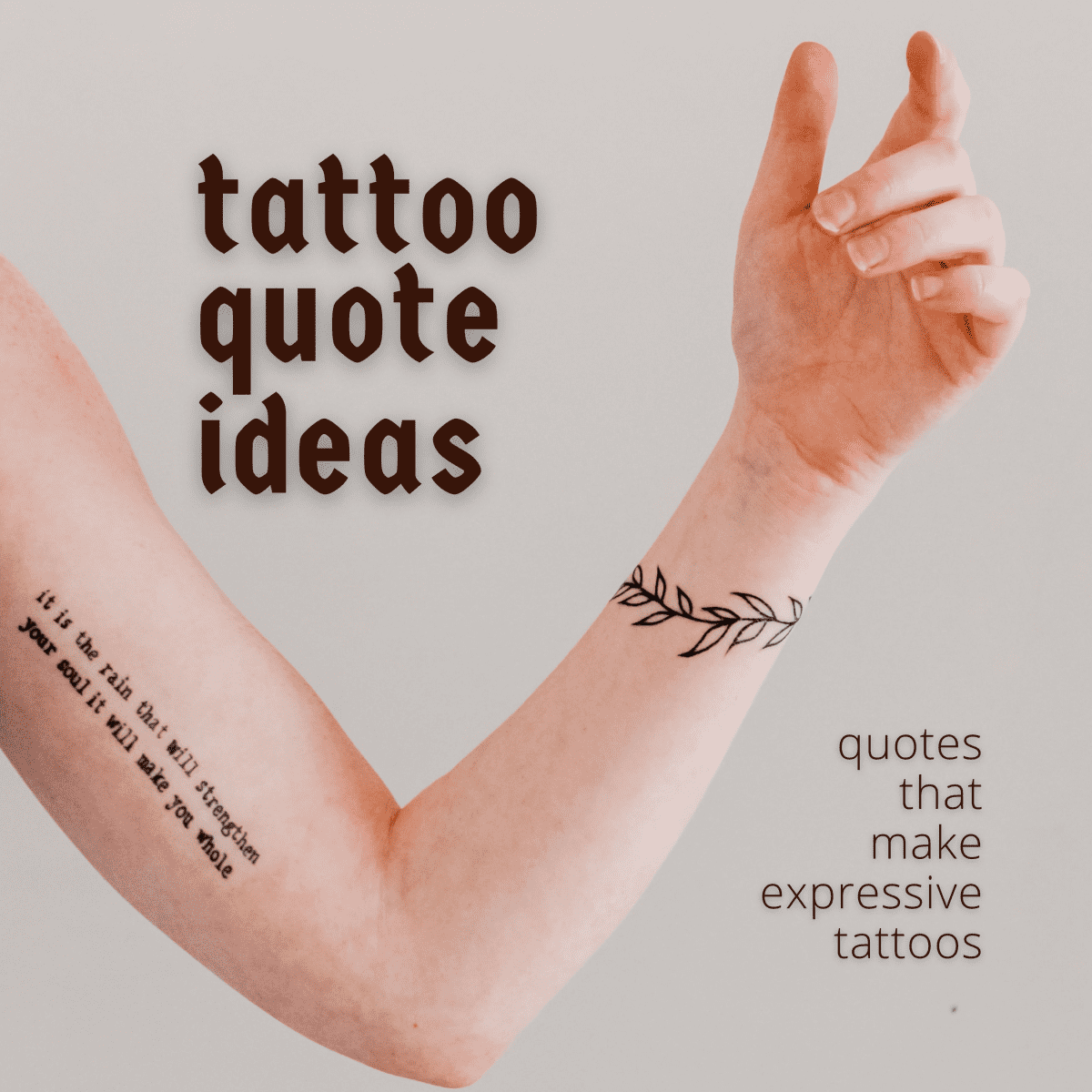 25 Female Quote Tattoos About Strength To Inspire You Every Single Day   YourTango