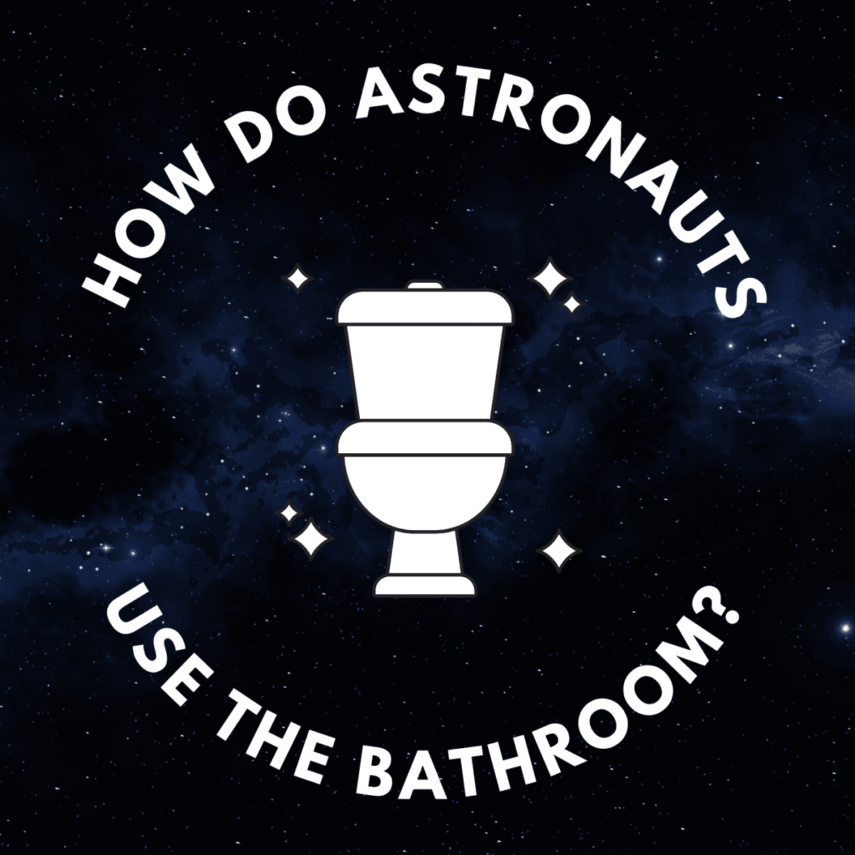 astronauts training to use bathroom