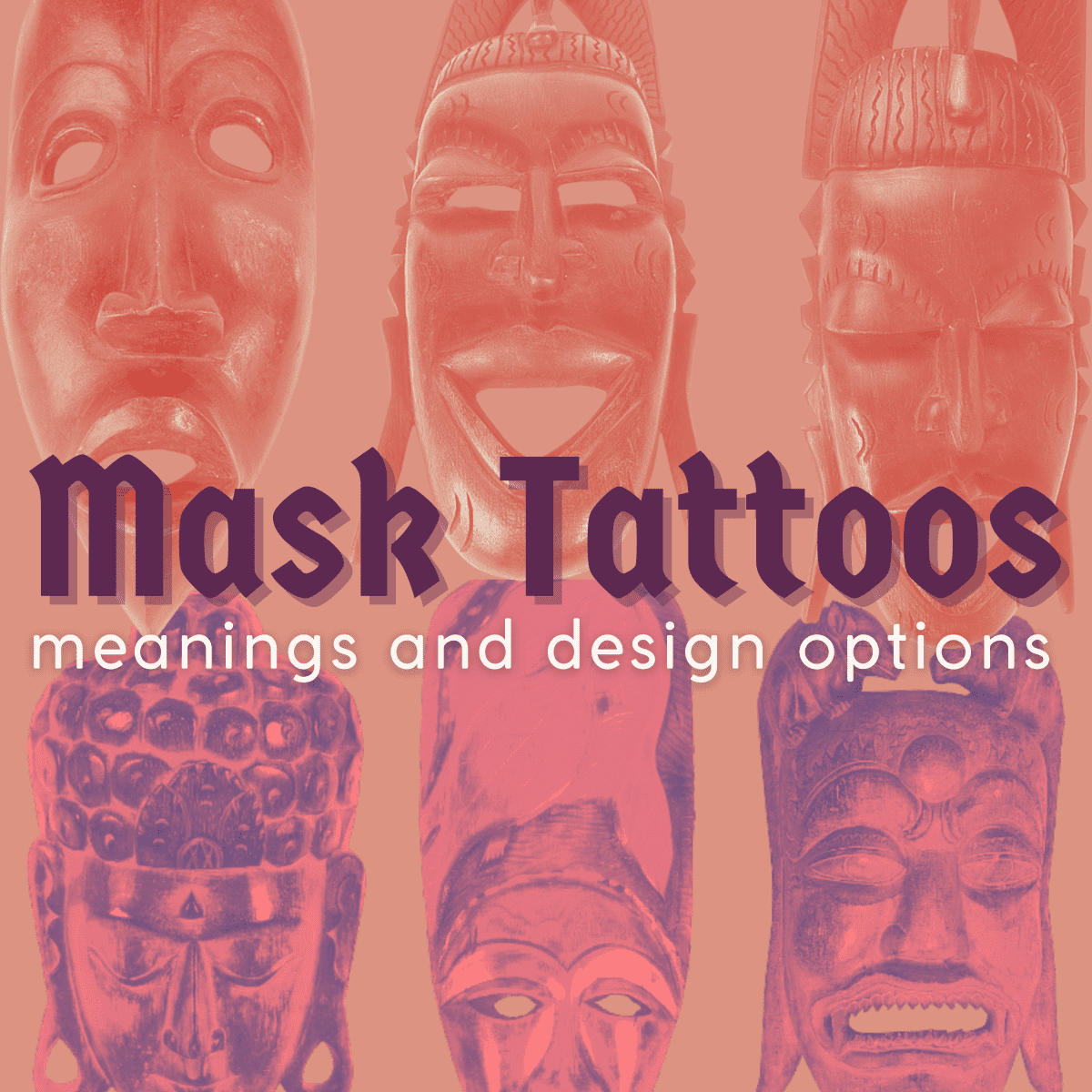 luchador mask tattoo design