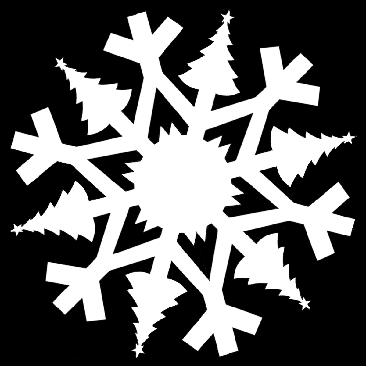 Christmas Snowflake Template / Snowflake Templates Printable Stencils