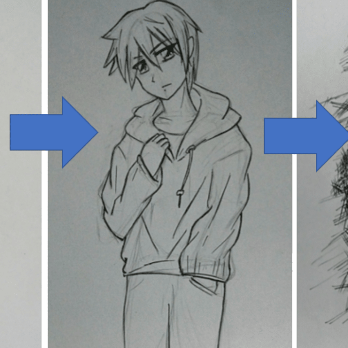 How To Draw An Anime Boy Shounen Feltmagnet Crafts