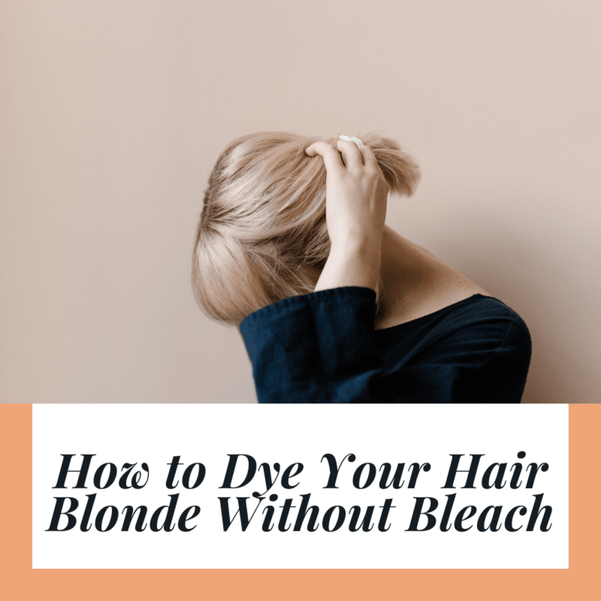 Dying your own hair blonde