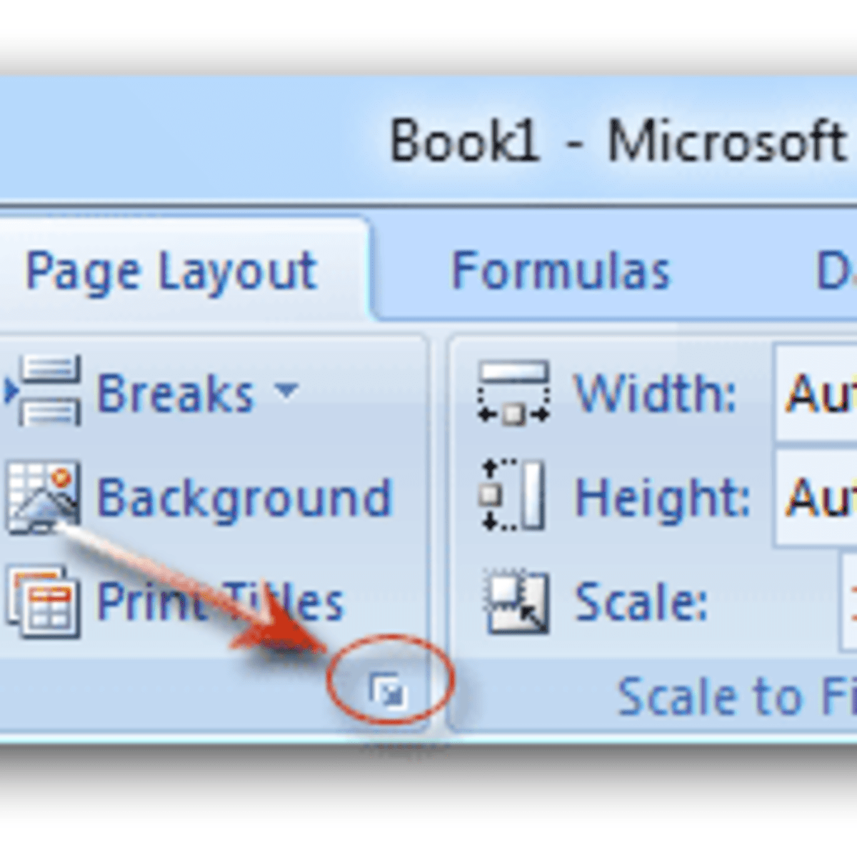 The Page Layout Tab Of Excel 07 Hubpages