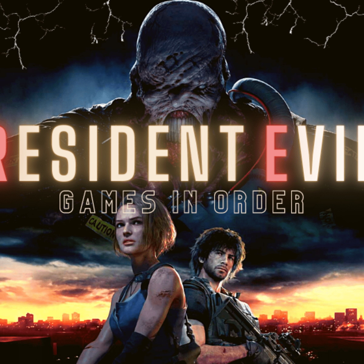 resident evil video game order