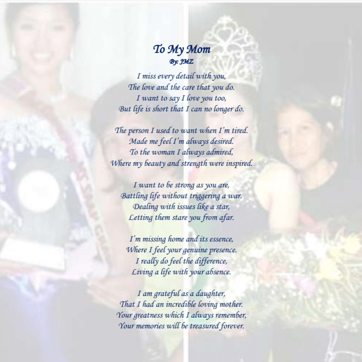 Poems For My Dear Parents Letterpile