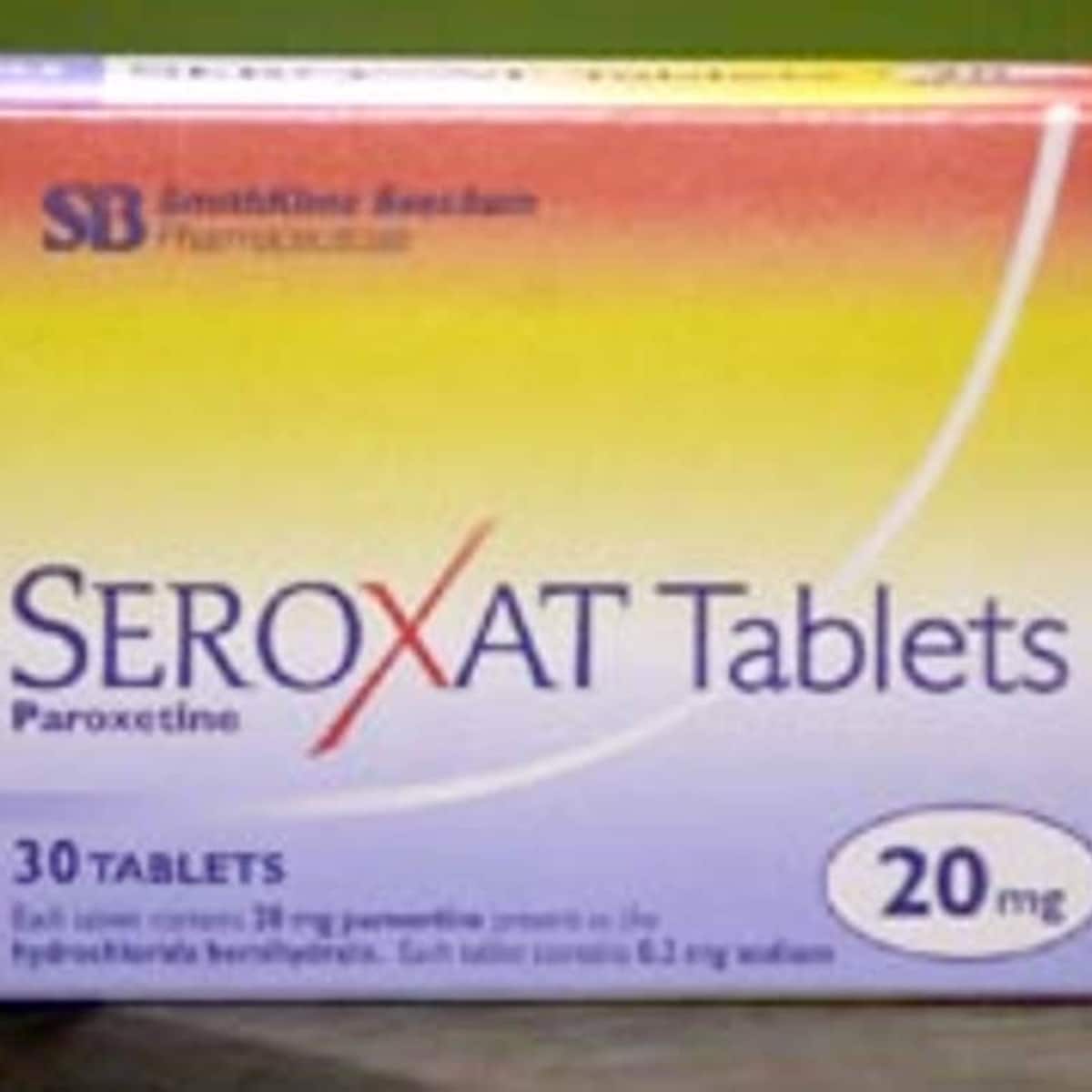 Seroxat 20 mg paroxetine