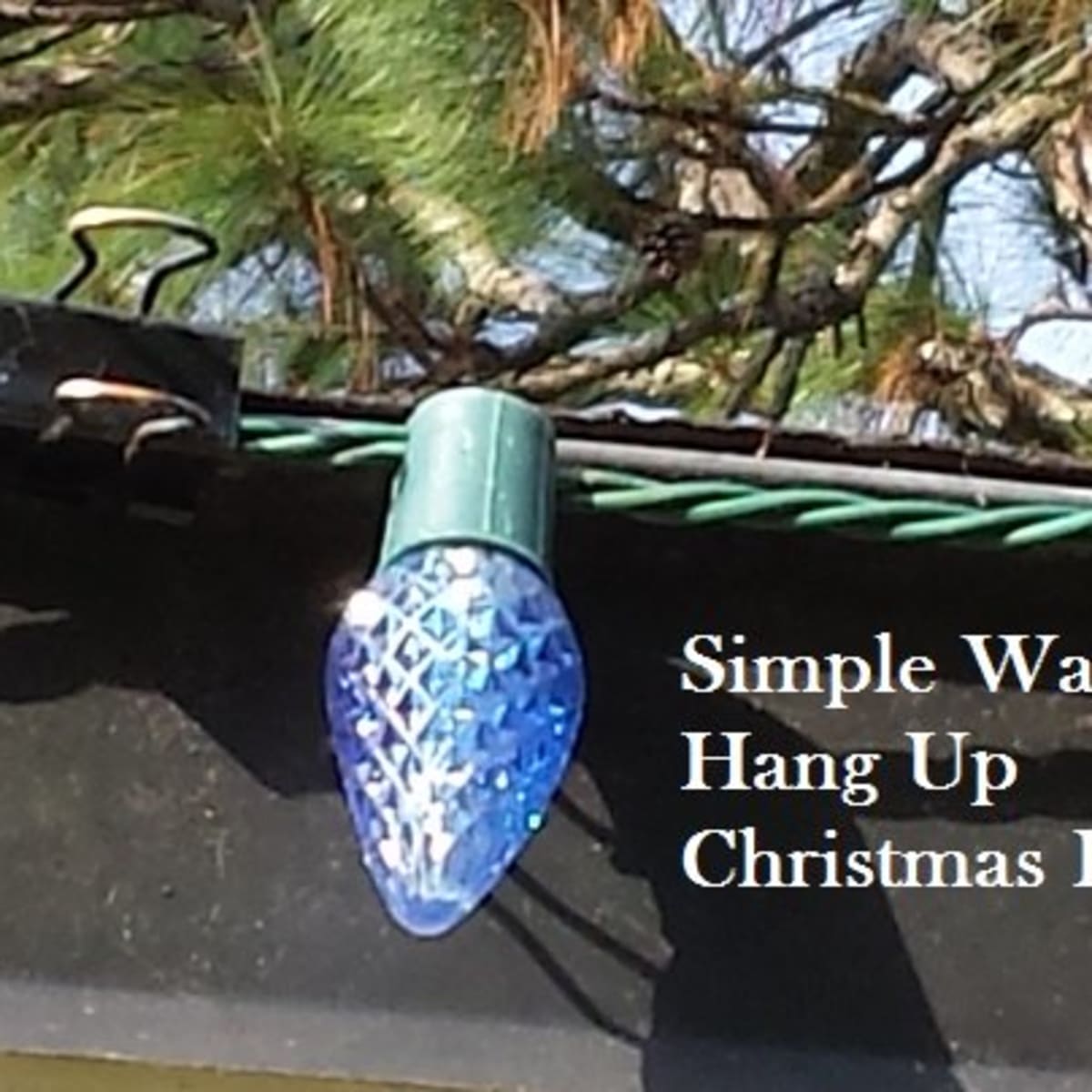 List 94+ Pictures How To Hang Christmas Lights Around The Door Superb