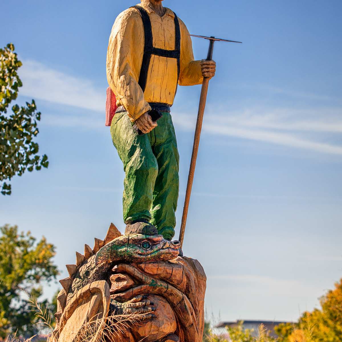 Pueblo Montaño Chainsaw Sculpture Garden Honors Firefighters
