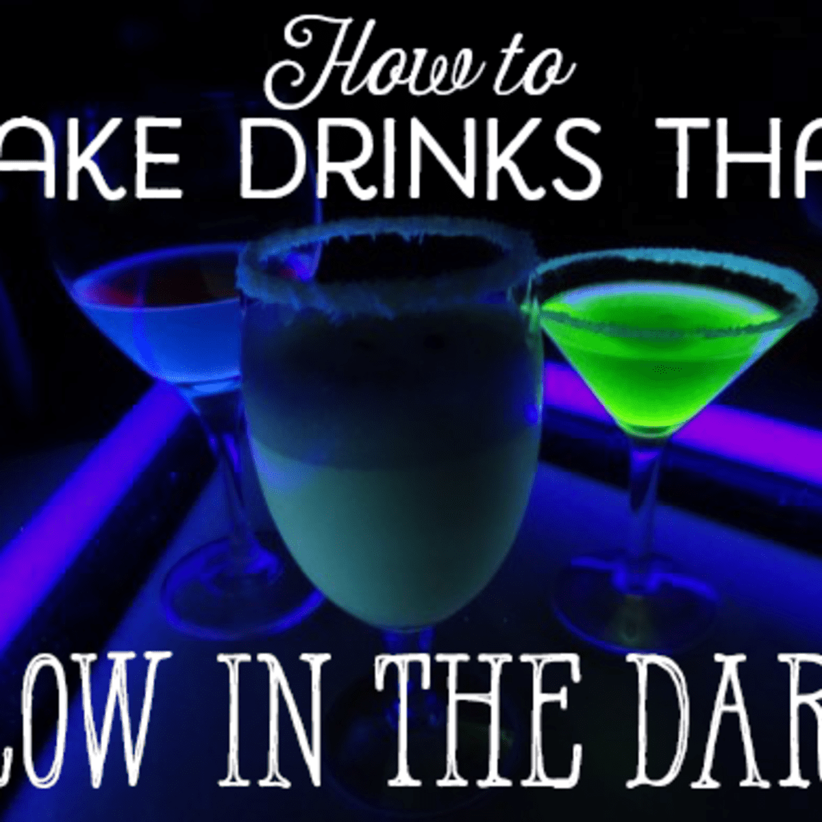 How to Make Drinks That Glow in the Dark - Delishably