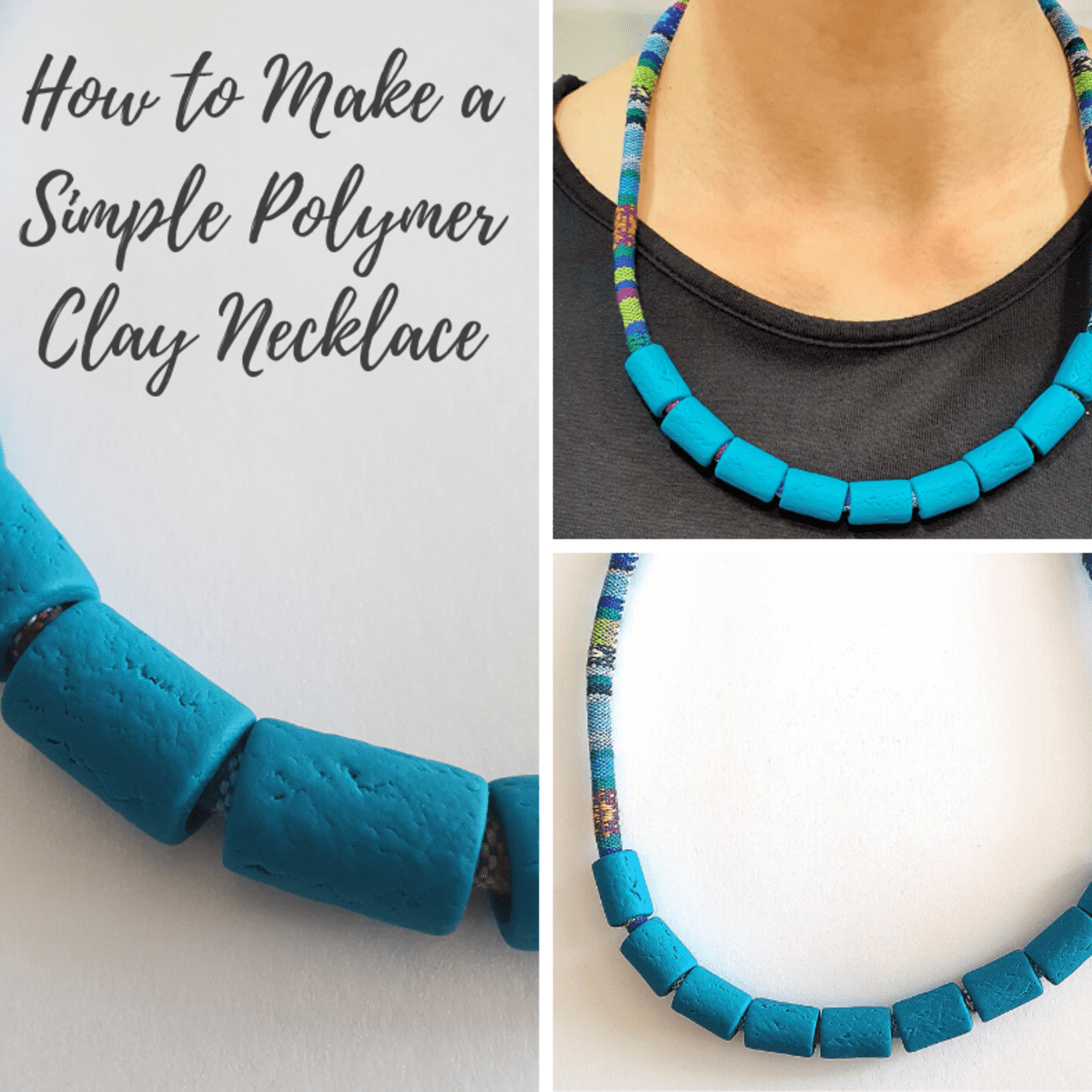 Clay necklace clearance