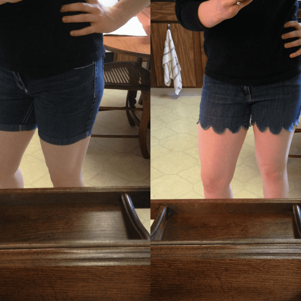 How to turn store jeans into shorts