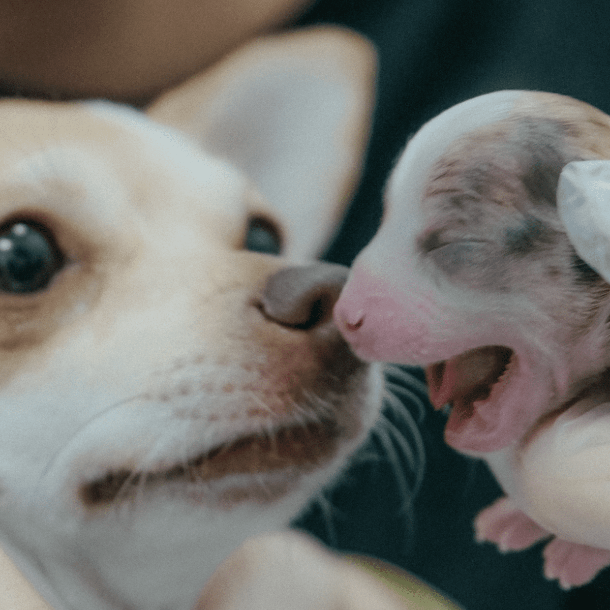 Dog being clingy store pregnant