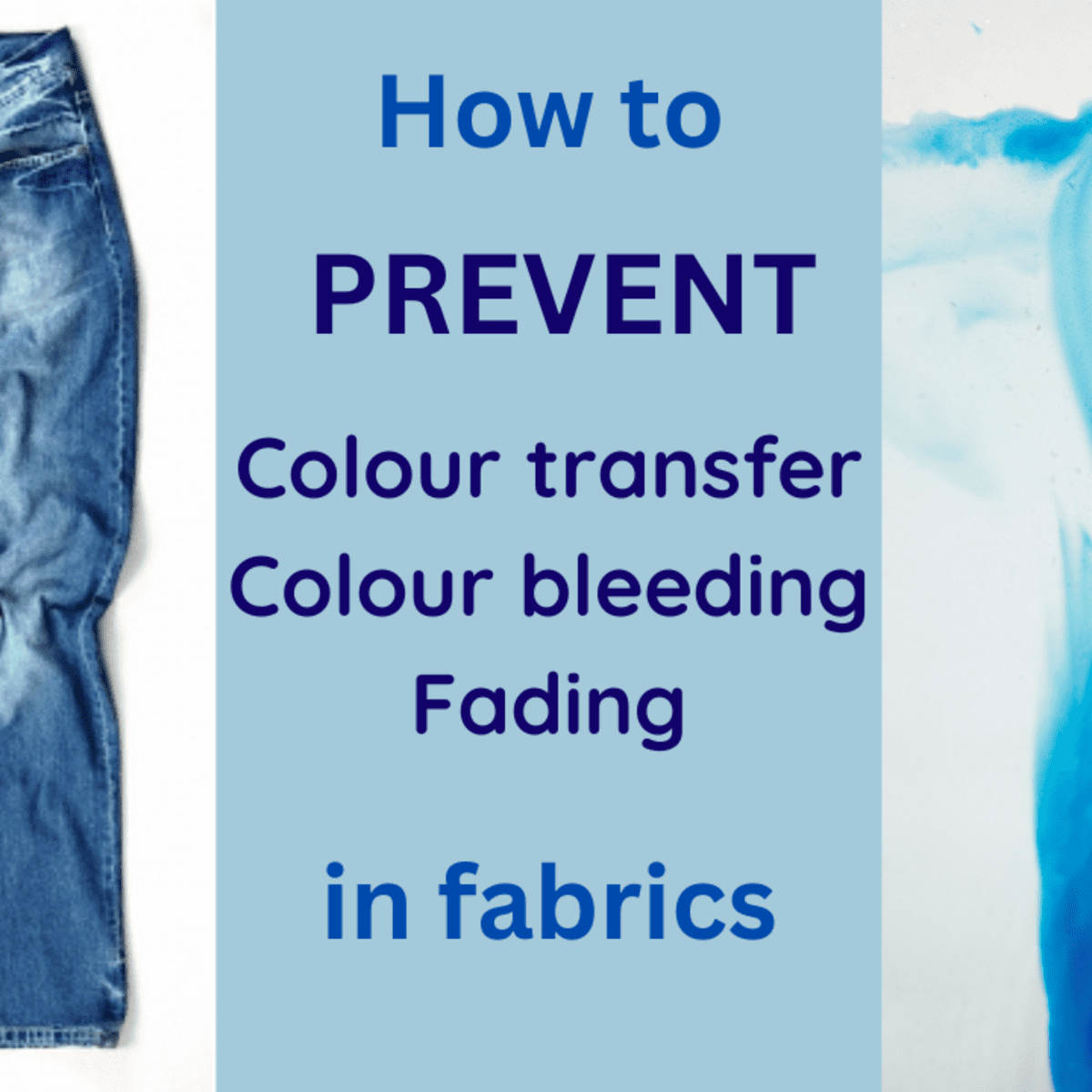 How to Prevent Fabric Color Transfer, Bleeding, and Fading - Dengarden