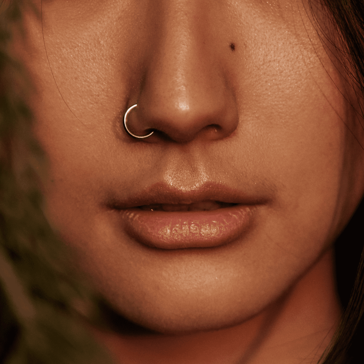 Inner hot sale nose piercing