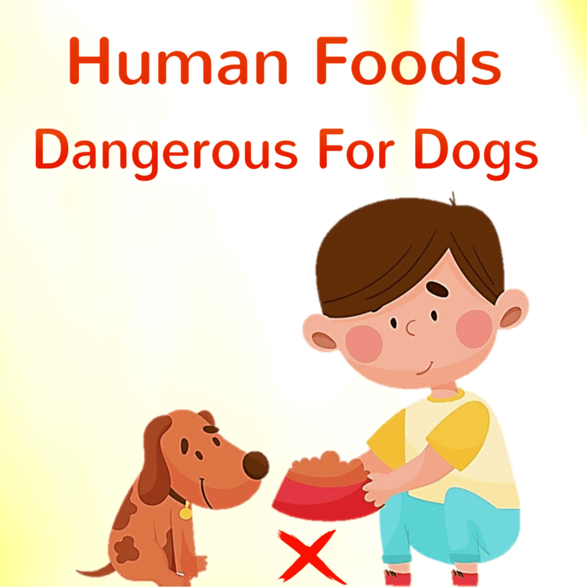 What human food hotsell is bad for dogs