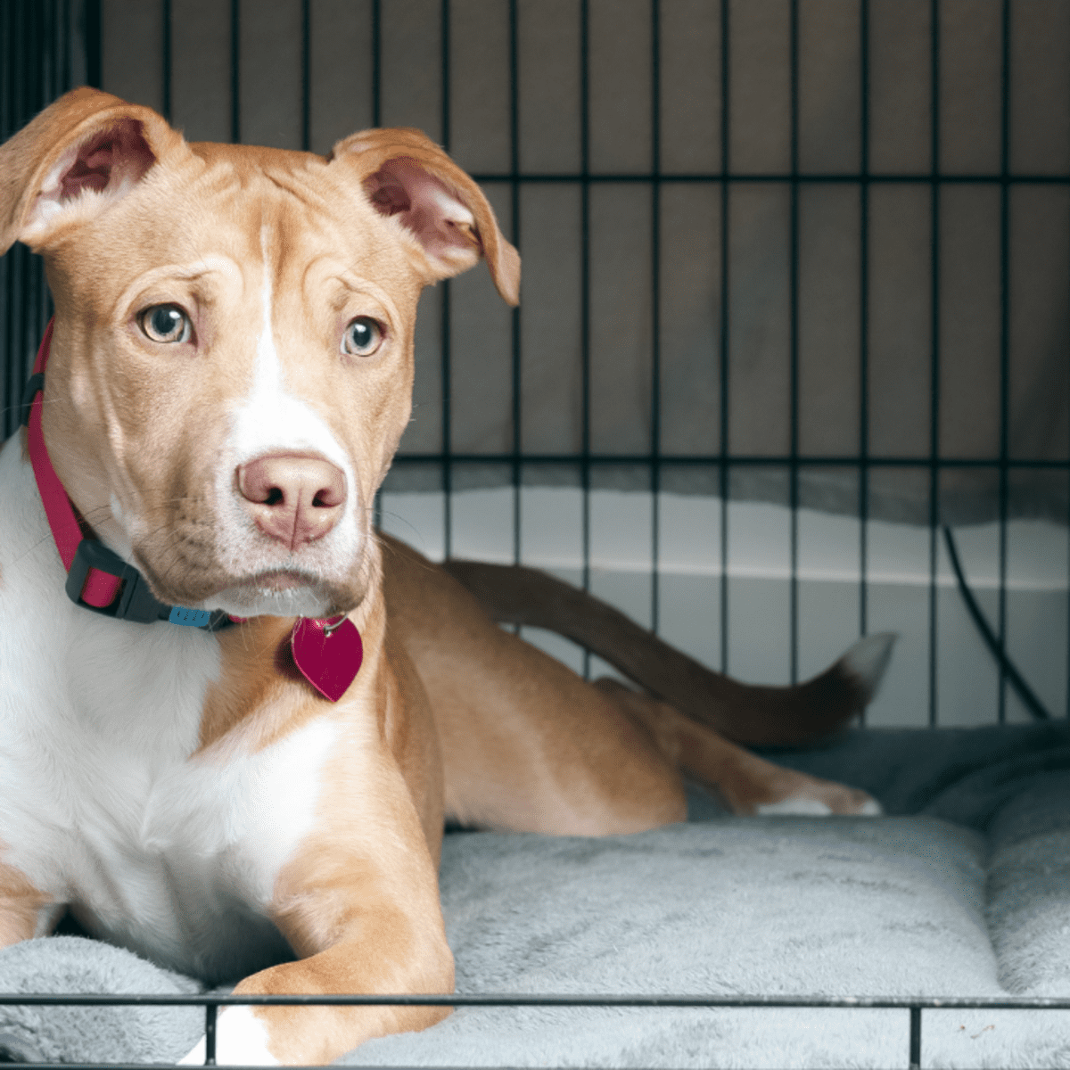 How to kennel train an best sale adult dog