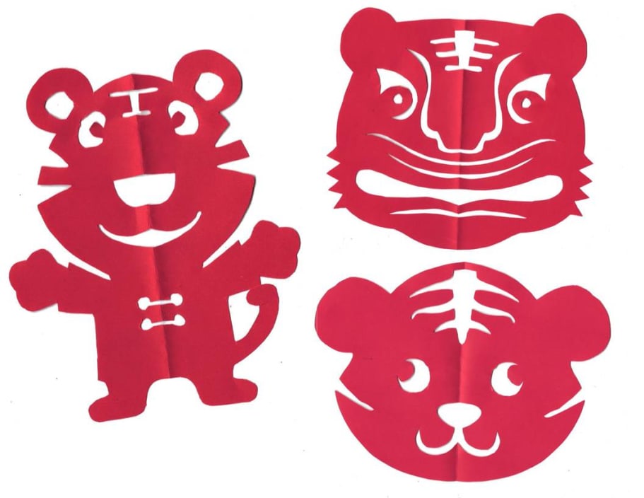 Year of the Tiger Crafts Printable Kid Projects for Chinese New Year