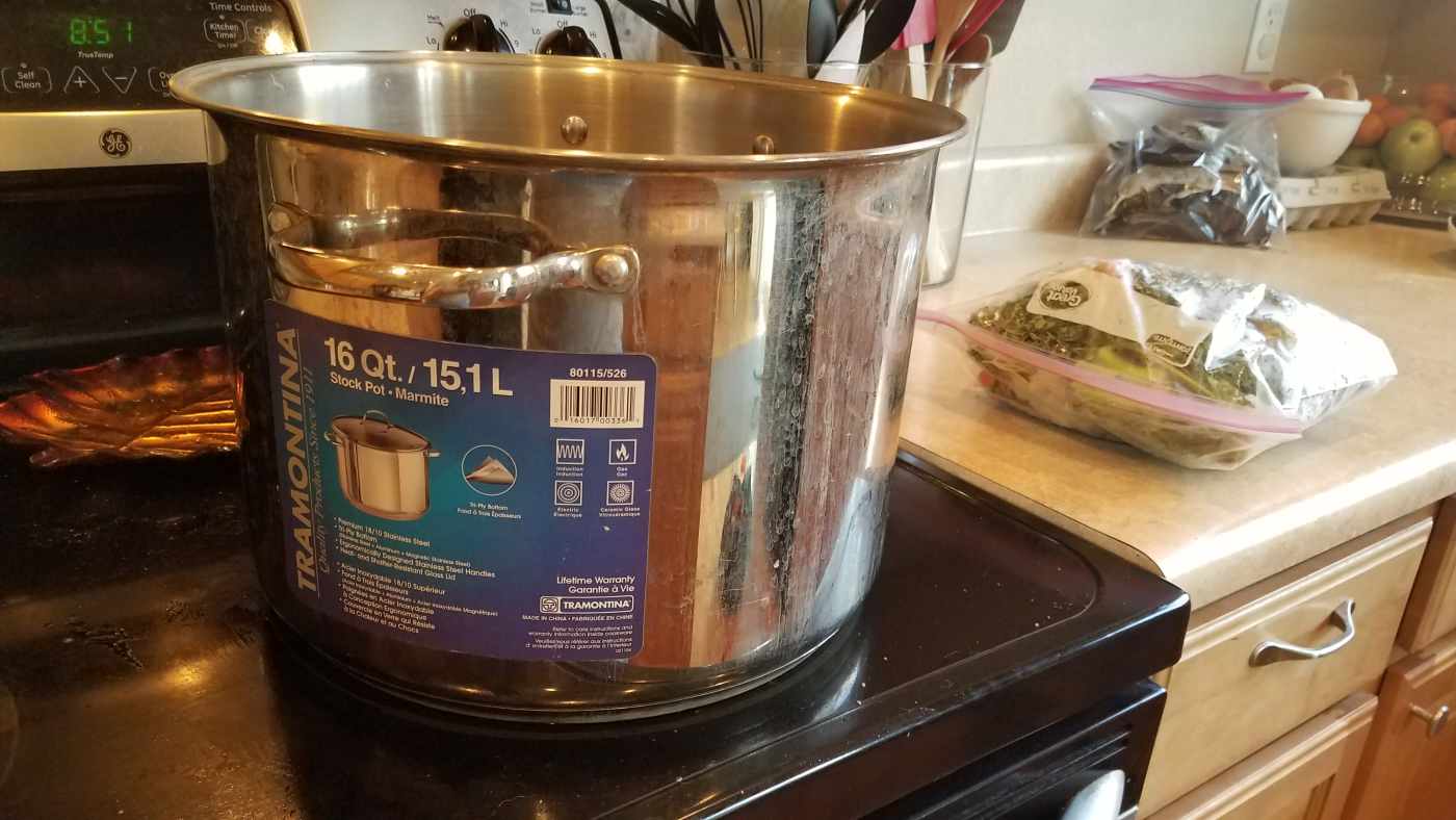 Vegetable Scrap Broth in the Pressure Canner Delishably