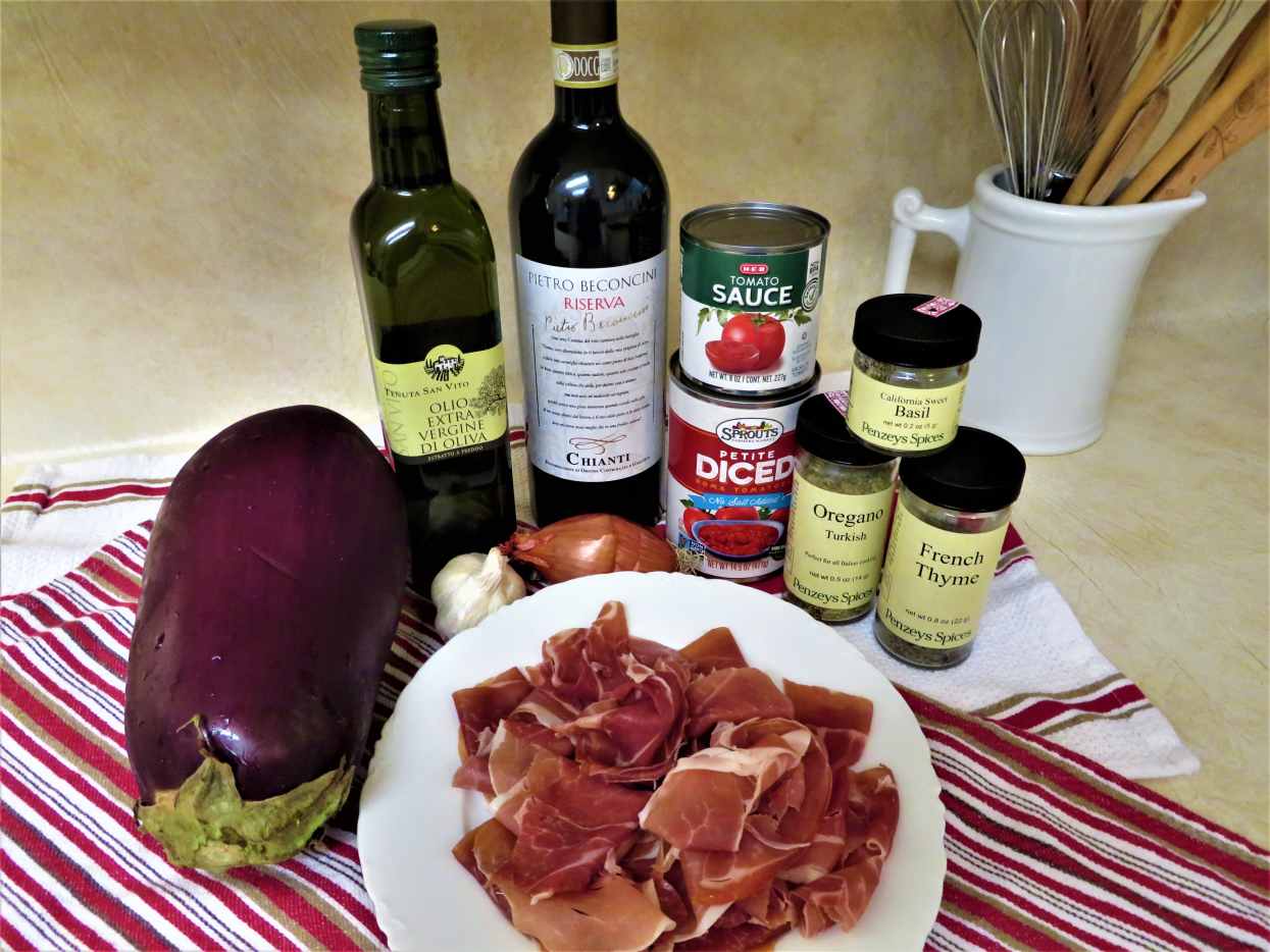 Rustic Eggplant Prosciutto Sauce Recipe Perfect With Pasta or Polenta