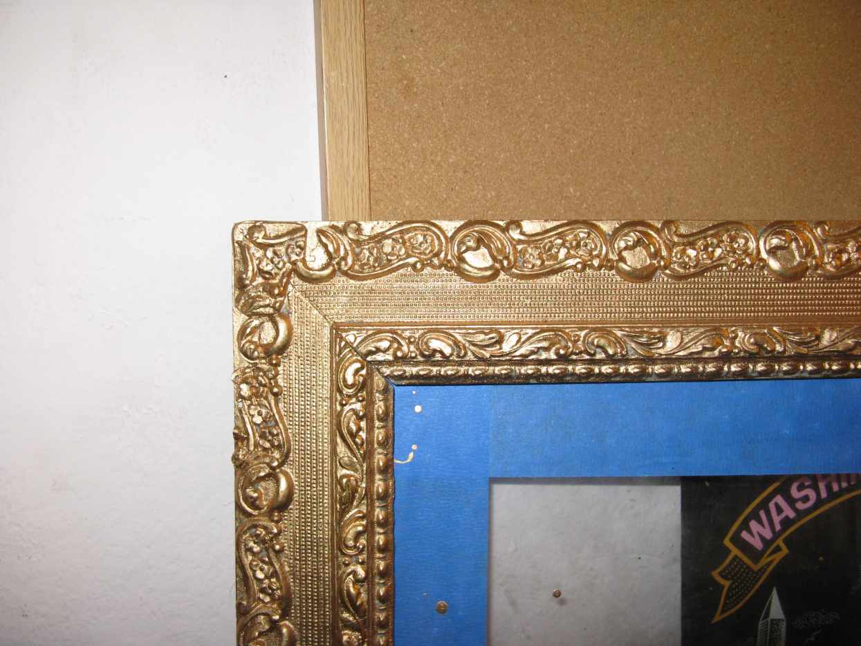 How to Repair a Gilded Plaster Picture Frame