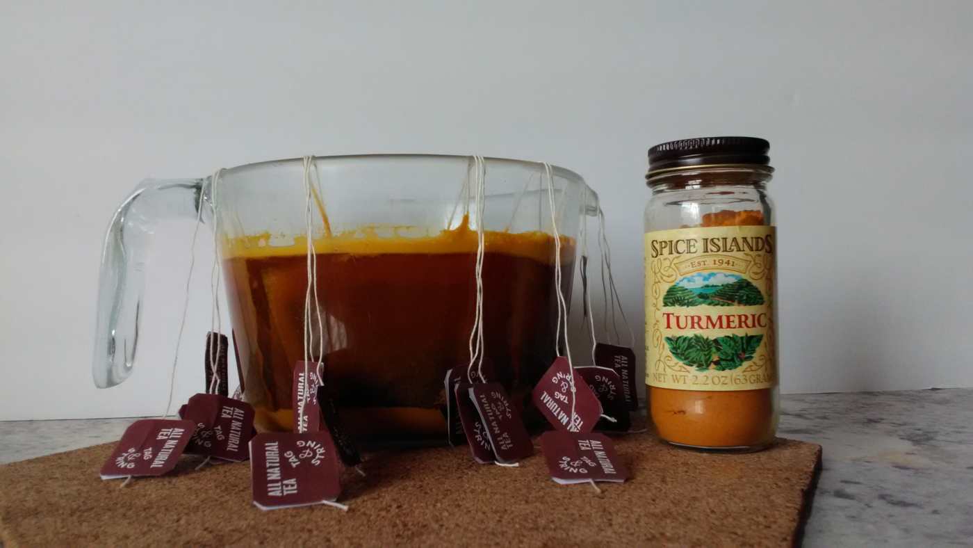 Recycled Tea Bags Tea Bag Wrapped Canvas Art