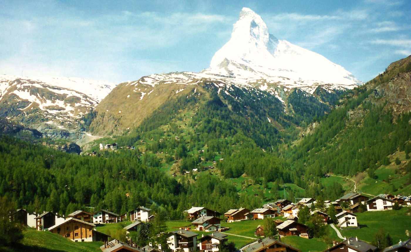 Glacier Express Train to Tasch, Zermatt, and Matterhorn Mountain in