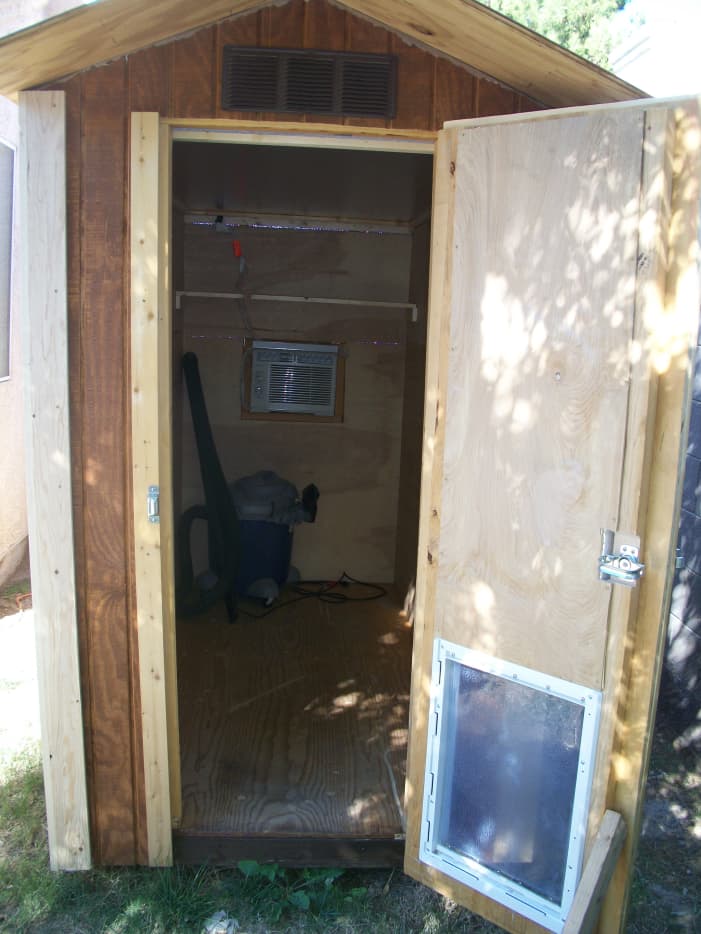 Building a Shed Style Doghouse with Air Conditioning - HubPages