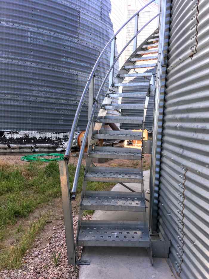 How to Build a Grain Bin Ladder Safety Cage (Includes Safety Concerns