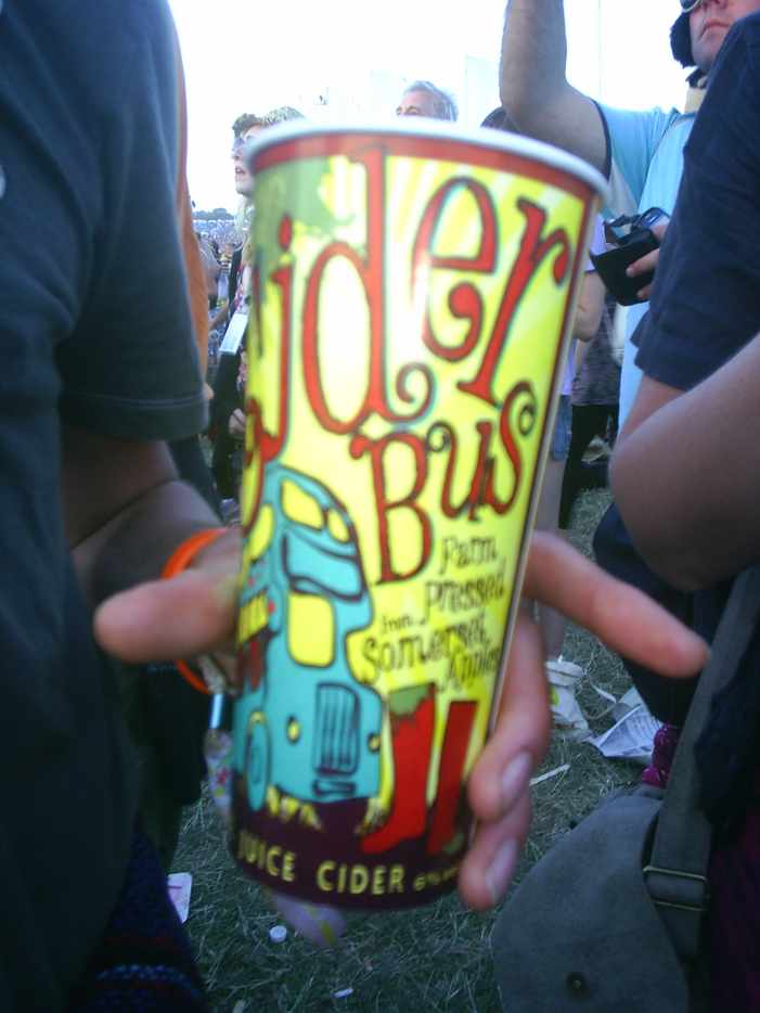 The Famous Somerset Cider Bus at the Glastonbury Festival Delishably