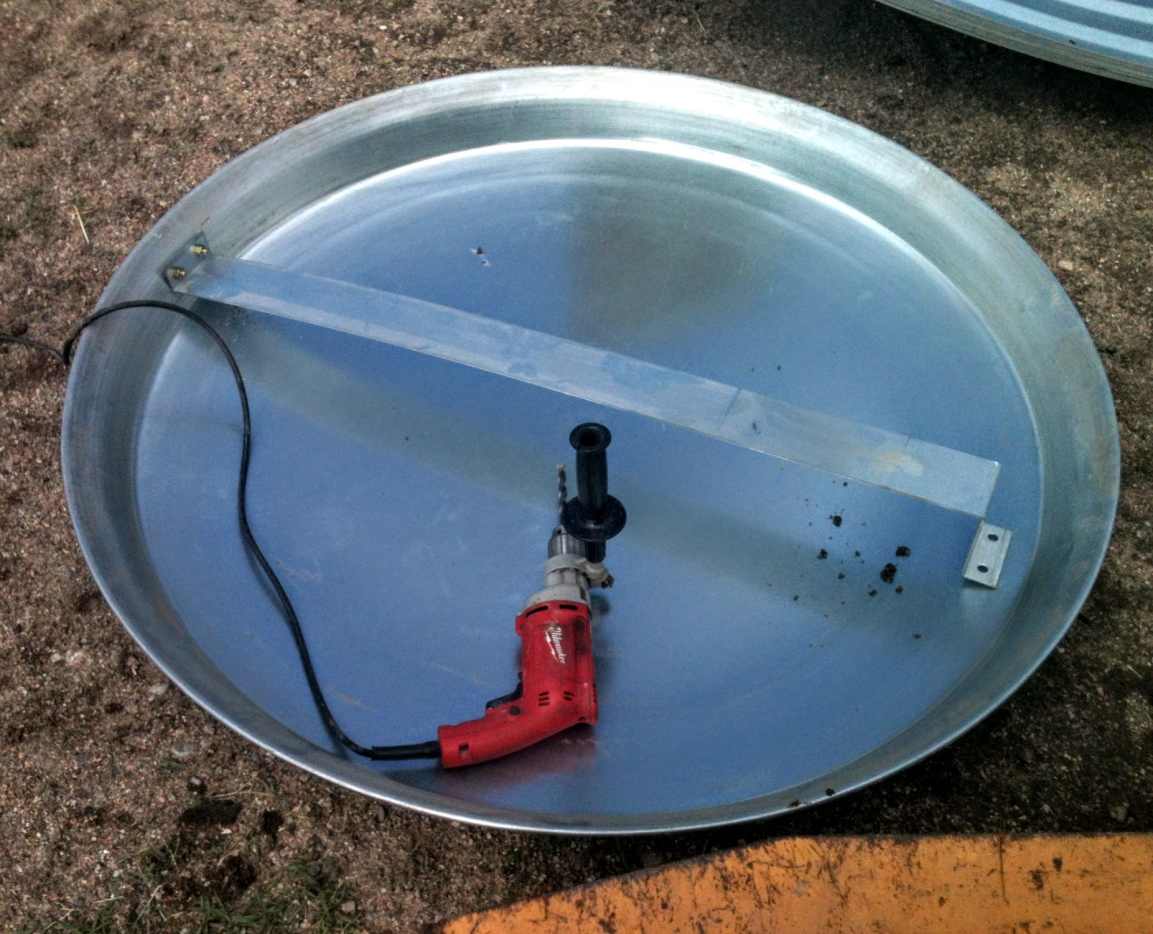 How to Build a Grain BinRoof, Peak Ring, Lid, Safety Ring, and Roof