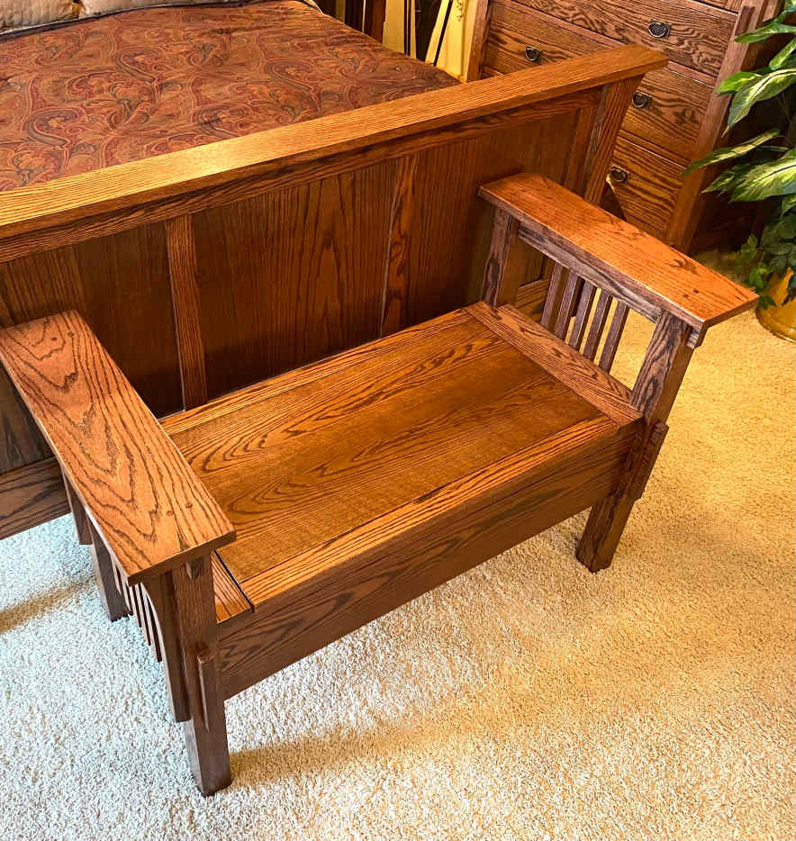 How to Make a Boxed Edge Bench Cushion Using Upholstery Fabric and Poly