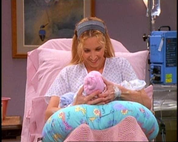 Phoebe gave birth to her brother's babies after Lisa Kudrow became pregnant.
