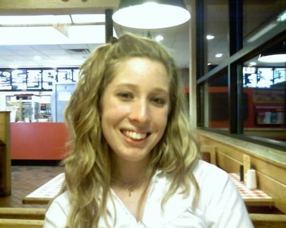 August 2008: before braces and before surgery. Holy, Bugs Bunny!
