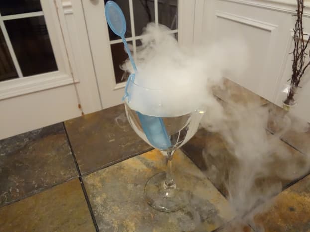 This is just water! The dry ice creates a fabulous fog.