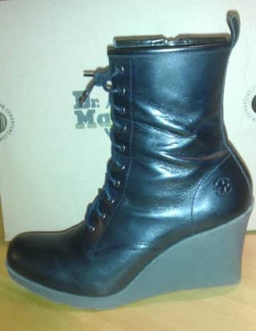The Marcie boot may look more ladylike than the 1460s, but they are no shrinking violets either!