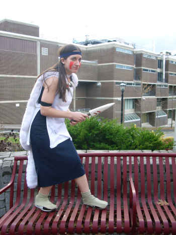 In college, I made my own San costume inspired by "Princess Mononoke."