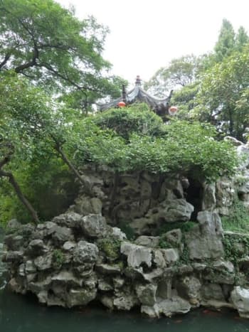 Lake Tai rocks layered in a wonderful arrangement.